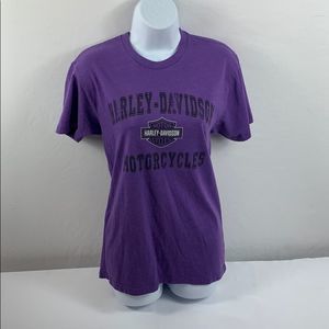 Harley Davidson Nags Head purple  T Shirt size small